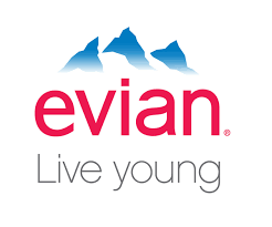 Logo for Evian Water